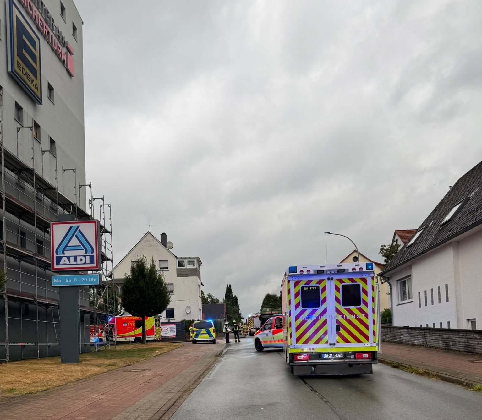 Einsatzfoto Verkehrsunfall Eingeklemmte ...