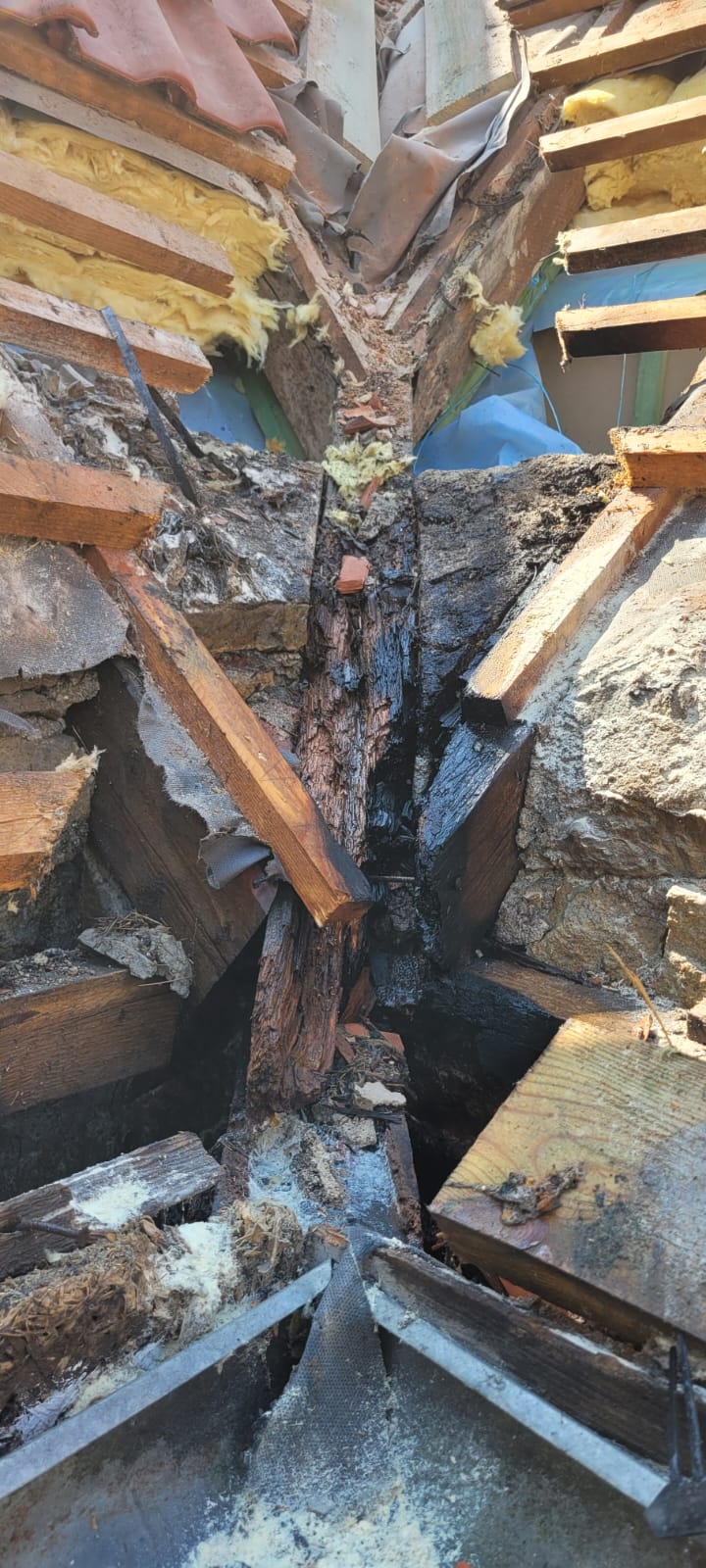 Einsatzfoto Brandnachschau