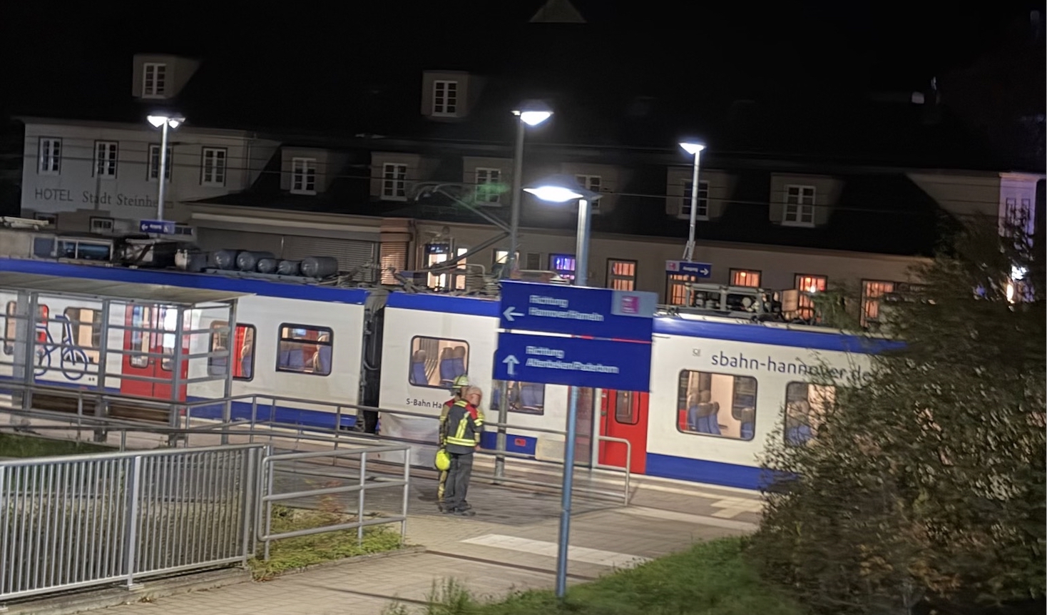 Einsatzfoto Einsatz-Nr. 110: Person unter ...