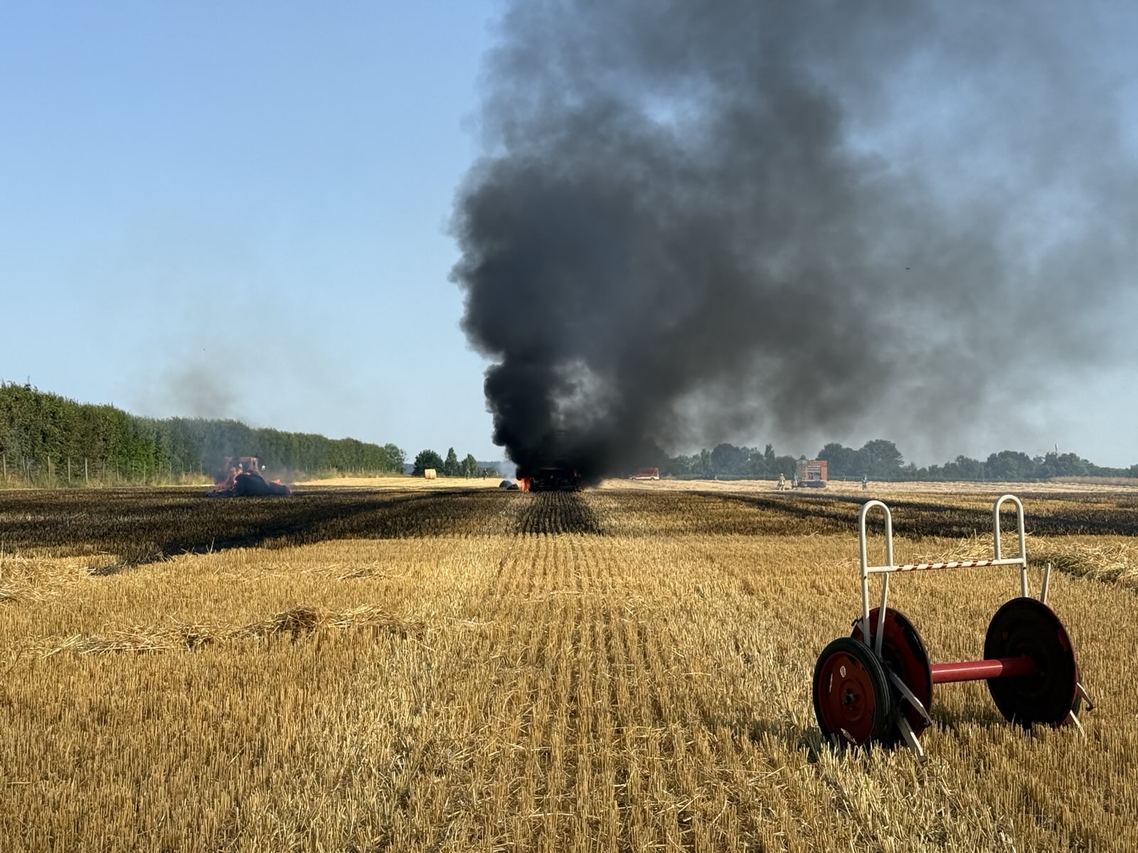 Einsatzfoto Brennt landwirtschaftliches ...